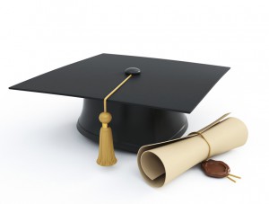 Erfolgreichen Abschluss: Bachelor, Master, Diplom, Magister, Doktor.